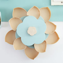 Load image into Gallery viewer, Petal-Shape Rotating Snack Box Candy Tray