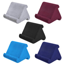 Load image into Gallery viewer, Portable Folding Tablet Holder For iPad Xiaomi Samsung Pad Reading Stand Bracket Soft Pillow Mount Tablet Holder For Smart Phone